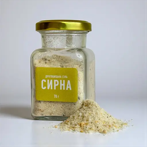 Соль творожная с выдержанными сырами - приправа к салатам, мясу и овощным блюдам 70 г