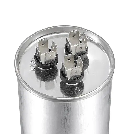 Конденсатор Uxcell Dual Run Capacitor Round CBB65 60/5uF 370V AC для двигателя кондиционера - фото 3