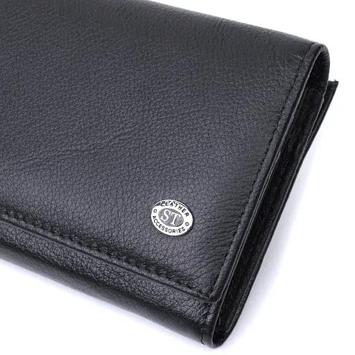 Жіночий шкіряний гаманець ST Leather 18.5х9.5х3 см acs0029407 - фото 5