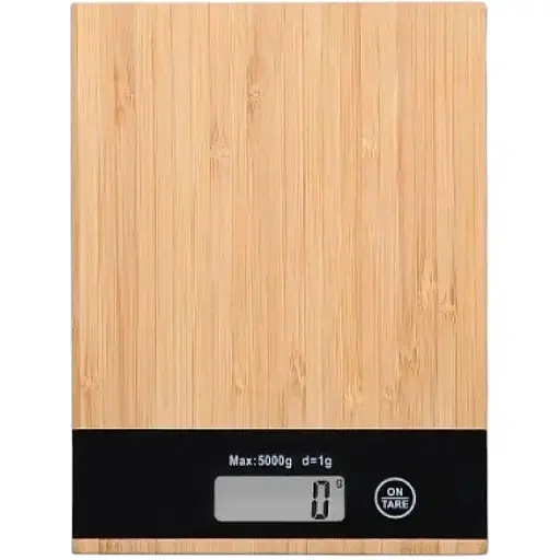 Ваги кухонні електронні Edenberg до 5 кг дерев'яна поверхня EB-75807