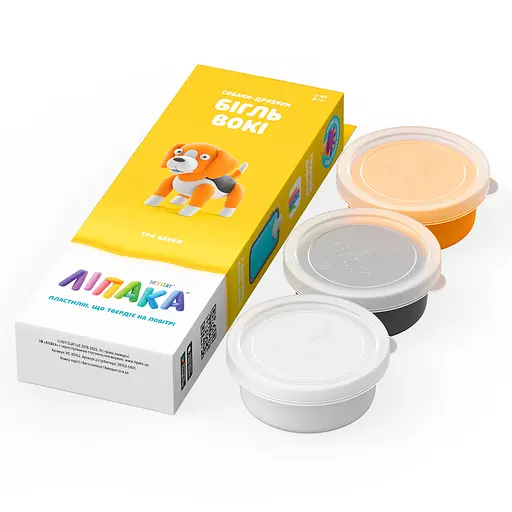 Набір пластиліну що самостійно твердіє Ліпака Собаки-Друзяки Бігль Вокі (30148-UA01) - фото 2