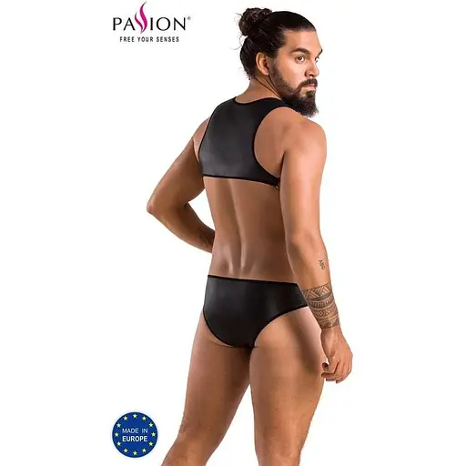 Чоловічий боді Passion 056 Body Adam black L/XL - фото 6