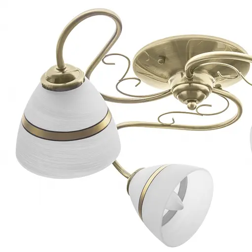 Люстра стельова Brille в спальню E27 60W BZ (LK-599C/3) - фото 3