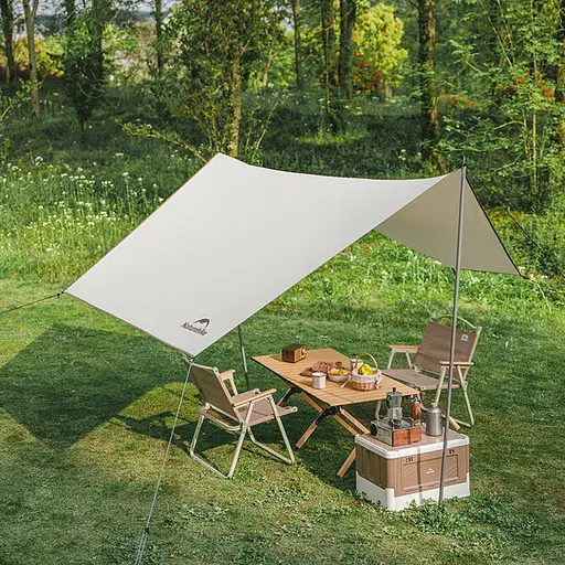 Намет Naturehike Ango Picnic CNK2450WS021 тримісний автоматичний із тентом коричневий - фото 6