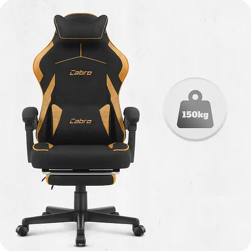 Крісло Cabro C502 Black-Orange (тканина) - фото 5