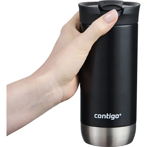 Термокухоль Contigo Huron 2.0, 0.47 л чорний (2205184) - фото 3