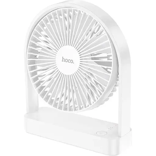 Вентилятор Hoco HX65 2000 mAh Ultra-thin desktop fan белый - фото 1