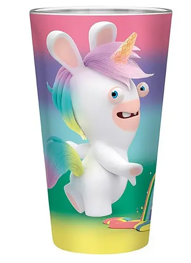 Склянка AbyStyle LAPIN CRETINS Rainbow Rabbids (Скажені кролики) 400 мл - фото 2