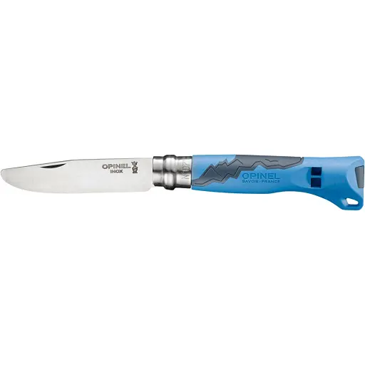 Нож Opinel №7 VRI Inox Outdoor Junior. Цвет – голубой