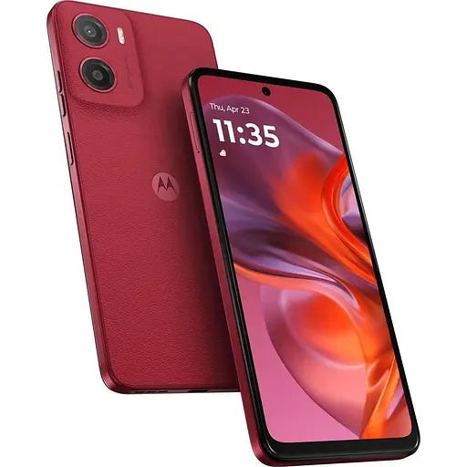 Смартфон Motorola Moto G05 8/256GB NFC Plum Red - фото 2