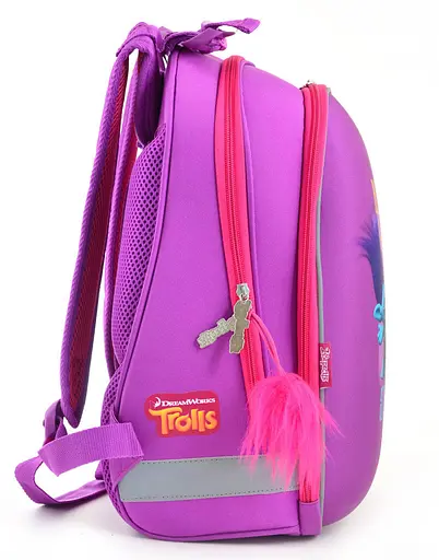 Рюкзак школьный каркасный 1 сентября H-12 Trolls - фото 2