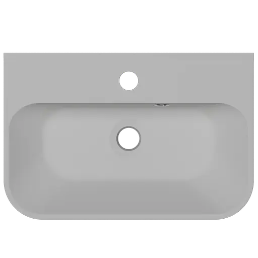 Раковина глянцева підвісна Amidicon Comfort 45 450x300 з литого каменю COMFORT_45_HL, Білий - фото 4