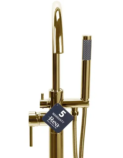 Змішувач для ванни Rea Mono gold підлоговий REA-B1130 Золотий - фото 2