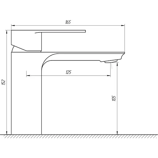 Змішувач для раковини Globus Lux Niagara GLN-0101 - фото 4