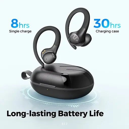 Навушники бездротові SoundPEATS Wings2 чорні - фото 6