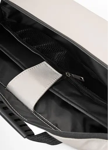 Мужская сумка-бананка под ноутбук Sambag Urban Laptop тепло-серая 46×26 см (51411030m) - фото 9