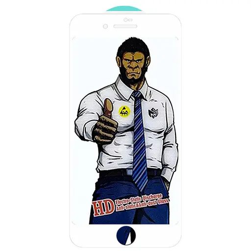 Захисне скло Epik 5D Anti-static Pro для Apple iPhone 7/8/SE 2020 4.7 Білий