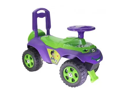 Детский толокар Машинка 0141/02 фиолетовый - фото 2
