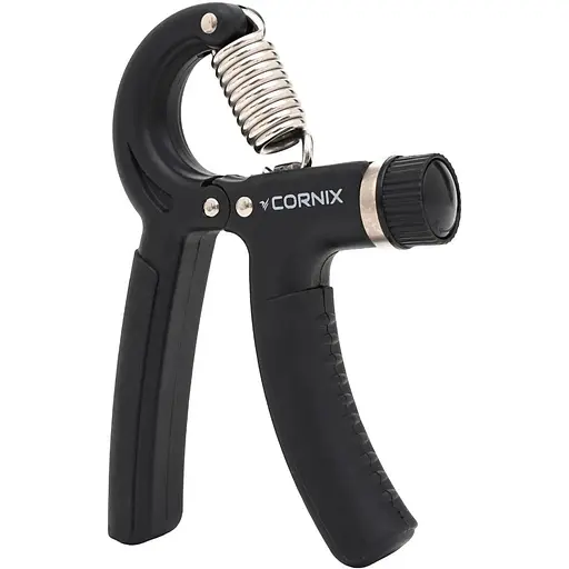 Еспандер кістьовий Cornix 5-60 кг з регульованим навантаженням XR-0145 Black - фото 1