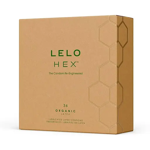 Презервативи Lelo HEX Condoms Organic 36 Pack - фото 2