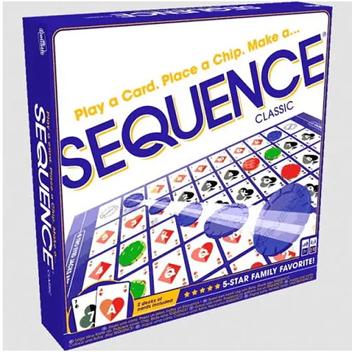 Настільна гра Goliath Сіквенс (Sequence) + правила українською! (HZ1682) - фото 1