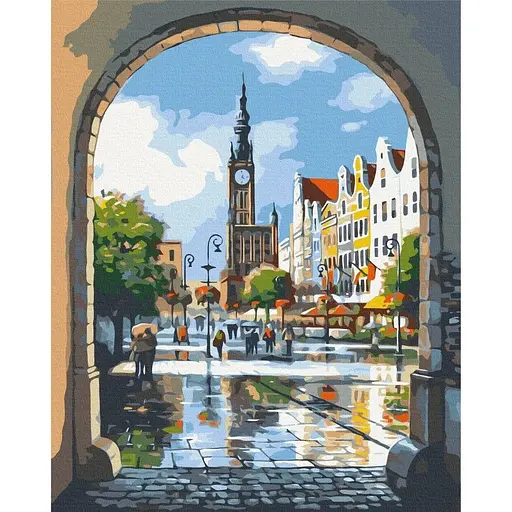 Картина по номерам на підрамнику Brushme Міська арка - фото 1