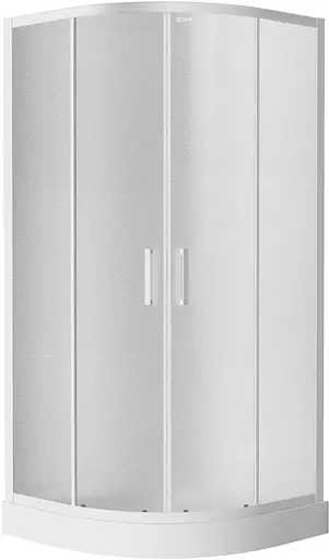 Душевая кабина Eger Tisza 90x90 без поддона стекло Zuzmara 599-021/1, матовый, белый - фото 1