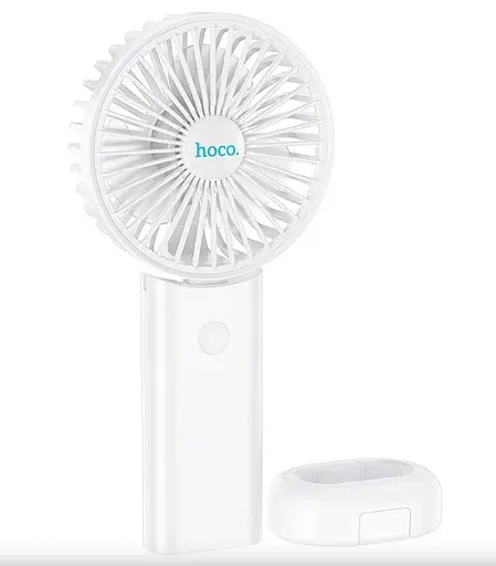 Вентилятор Hoco F15 handheld folding fan белый - фото 2