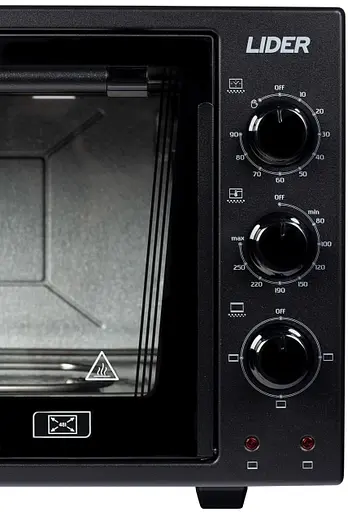 Духовка Lider 4823 ECO BLACK-WHITE - фото 4