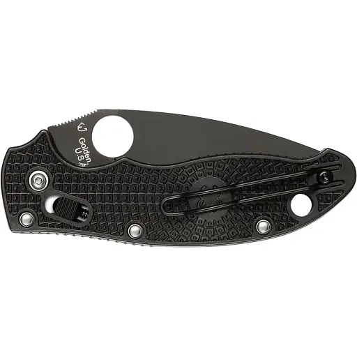 Нож Spyderco Manix 2 Black Blade - фото 3