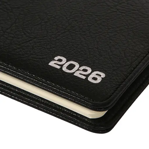 Планинг еженедельник настольный 34 х 13 см Leo Planner датированный 2026 Credo черный 128 страниц (252679) - фото 2
