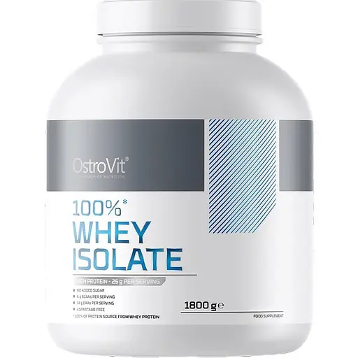 Протеин OstroVit 100% Whey Isolate Vanilla 1.8 кг - фото 1