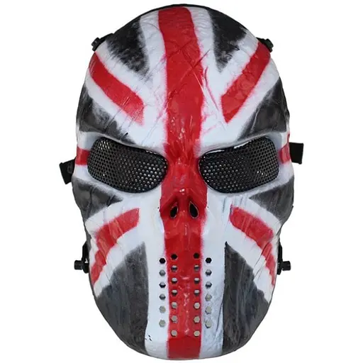Маска GeekLand Захисна маска для гри в страйкбол Британський прапор КМ 64.103.080 - фото 1