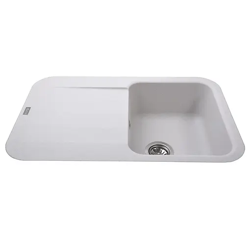 Гранітна мийка Globus Lux Ober перлина 780x500 мм, Сірий - фото 5