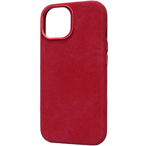 Чохол Denim with MagSafe для Apple iPhone 14 Pro Max 6.7 Red - фото 2