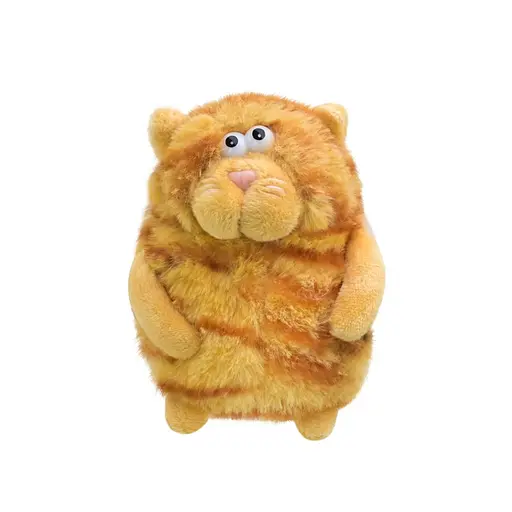 Дитяча м'яка іграшка "Кумедний кіт" Країна Іграшок C6303(Orange) розмір 13 см - фото 1