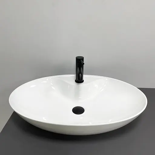 Умивальник VBI Oratino білий накладний VBI-015503, Білий - фото 3