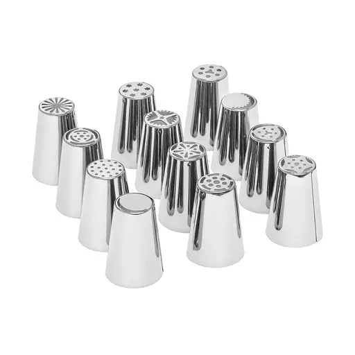 Набор из 12 кондитерских насадок из нержавеющей стали, Kitchen Master 87803 - фото 2