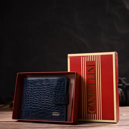 Мужской кожаный кошелек Canpellini 11.5х10х1 см acs0025687 - фото 8