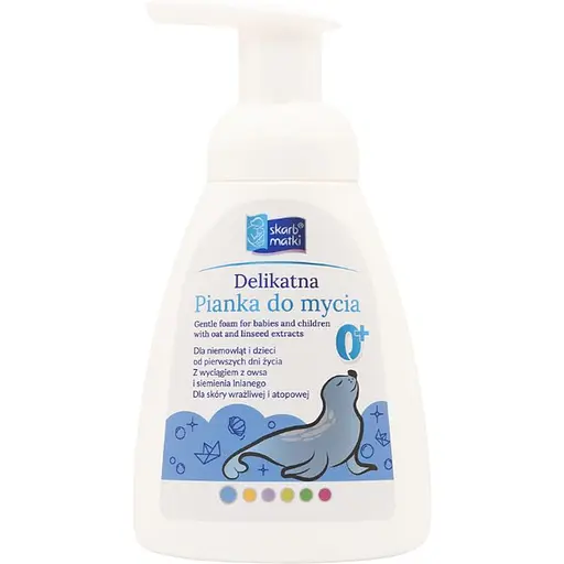 Ніжна піна для вмивання немовлят та дітей Skarb Matki 250 мл - фото 1