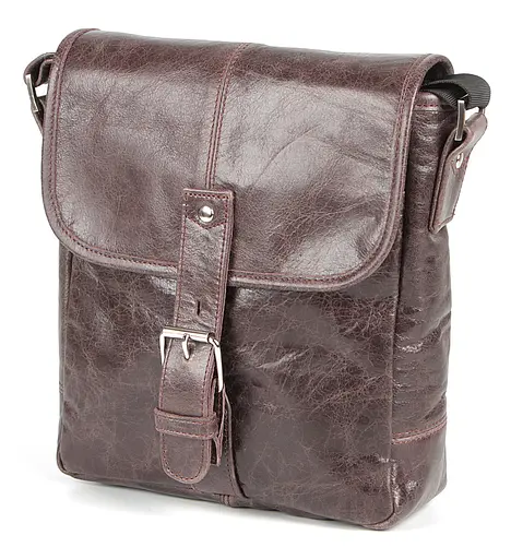 Шкіряна чоловіча сумка SHVIGEL 22х23х7 см sum0023498 - фото 1