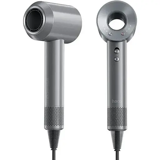 Фен с быстрой сушилкой Hoco DAR31 Wave high-speed negative ion hair dryer 1500W серый - фото 1
