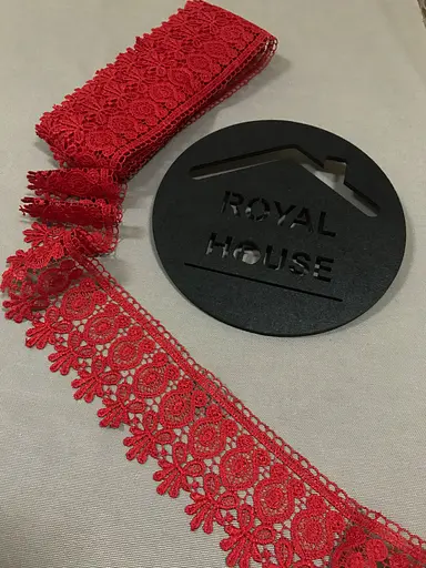 Мереживо Арфа червоне - фото 3