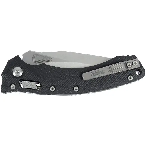 Ніж Microtech Amphibian Stonewash Black - фото 4