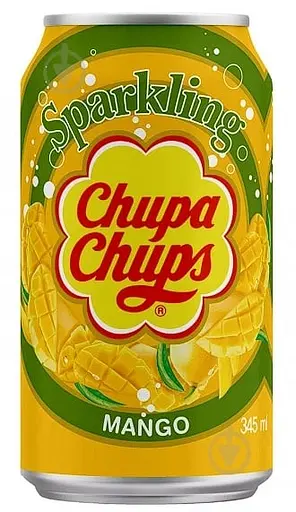 Напиток газированный Chupa Chups Sparkling Манго Mango 345 мл