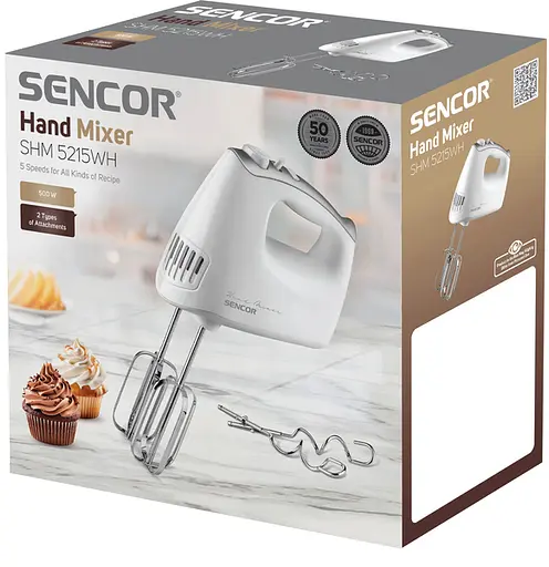 Ручний міксер Sencor SHM 5215WH - фото 3
