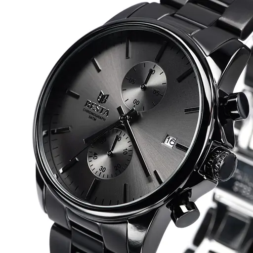 Годинник Besta Mars Black & Gray Nylon, 2 ремінця - фото 4