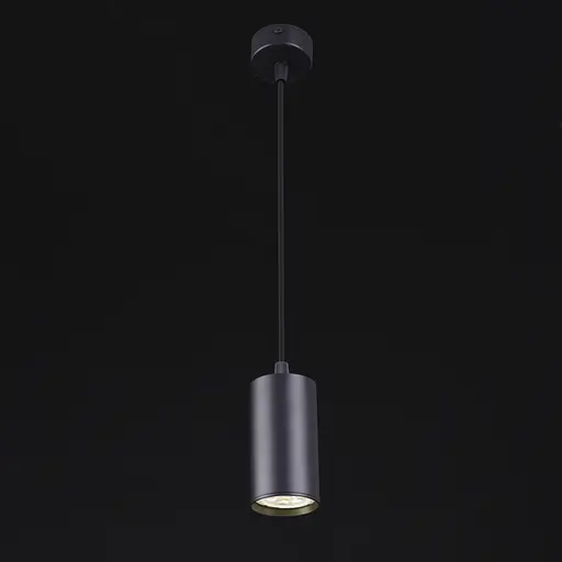 Люстра подвесная Brille тубус GU10 BK (AL-729/1) - фото 3