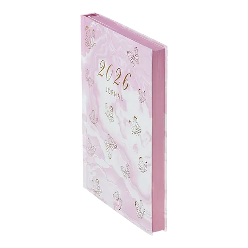 Щоденник датований Buromax Mist 2026 поліграфічний A5 світло-рожевий (BM.21164-43) - фото 4