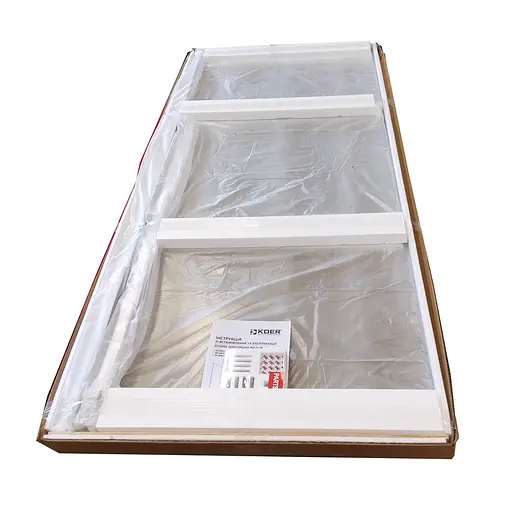 Душова перегородка Koer SR SP01-90x200-TR-01 Walk-In прозоре скло Easy Clean 8 мм, хром KR5392, прозоре, хром - фото 9